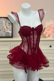 Sheer Vest Uniform Lingerie Suit