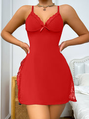 Sheer Lace Babydoll Nightwear